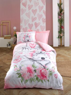 Koala - Pink - Pink White Green Grey