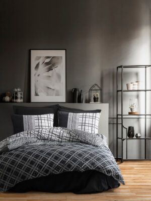 Carlos - Black - Black White Grey