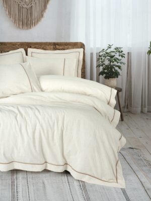 Banded - Brown - Brown Cream