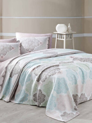 Andalucia - Turquoise - White Turquoise Green Beige