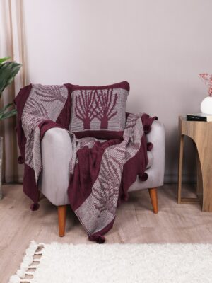 Ponpon Tree - Claret Red